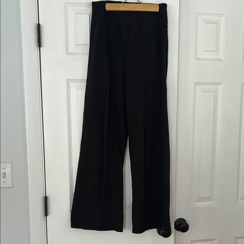 PACT Cotton jersey wide-leg pants